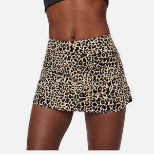 Outdoor Voices Cheetah print Exercise Skort